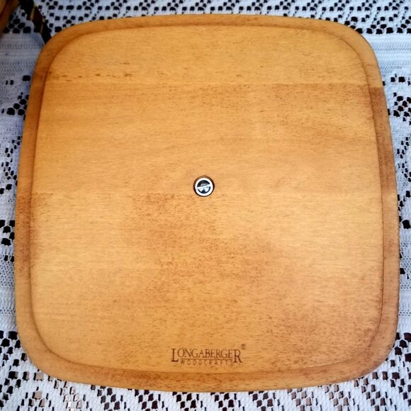 Longaberger 1995 Red Cranberry Basket Combo Christmas Collection Lid 2 Liners, B - Picture 3 of 7